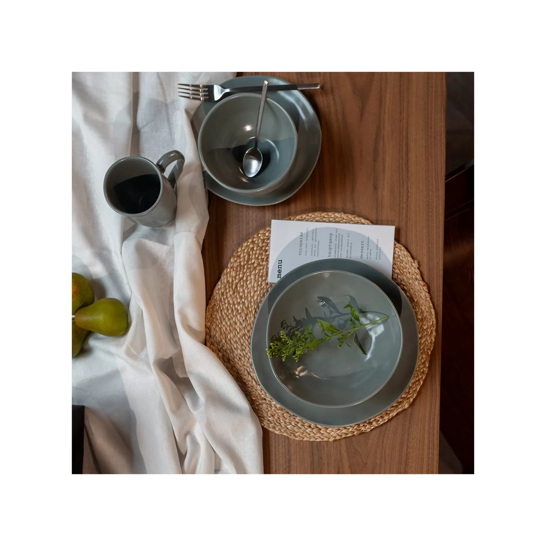 Best Sale Bols Organic Sauge 15cm Set De 4   Vaisselle