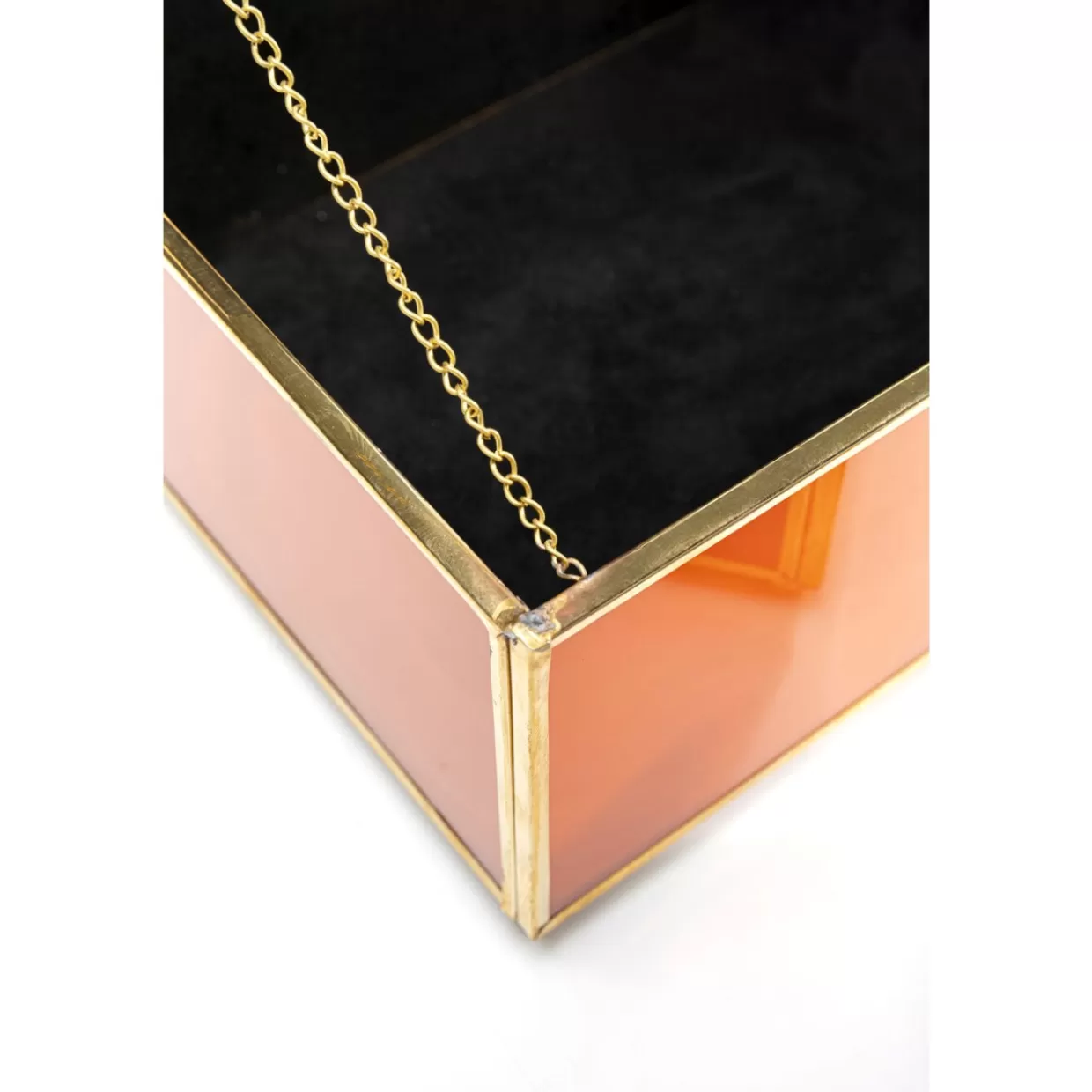KARE Design - Organizzatori eleganti Neomi in arancione e blu pastello, set da 2 contenitori per la casa
