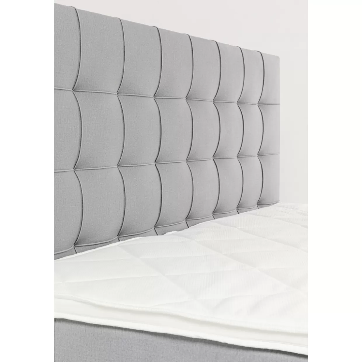 Letto Matrimoniale Benito Star in Grigio Antracite 180x200 cm - Struttura Boxspring con Rivestimento Premium