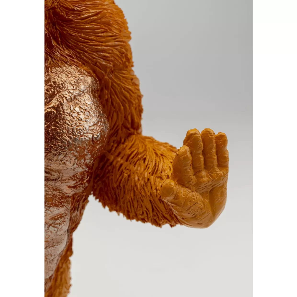 KARE Design - Originali Sostenilibri a Forma di Gorilla Arancioni per la Libreria - Coppia di Articoli Decorativi con Design Creativo