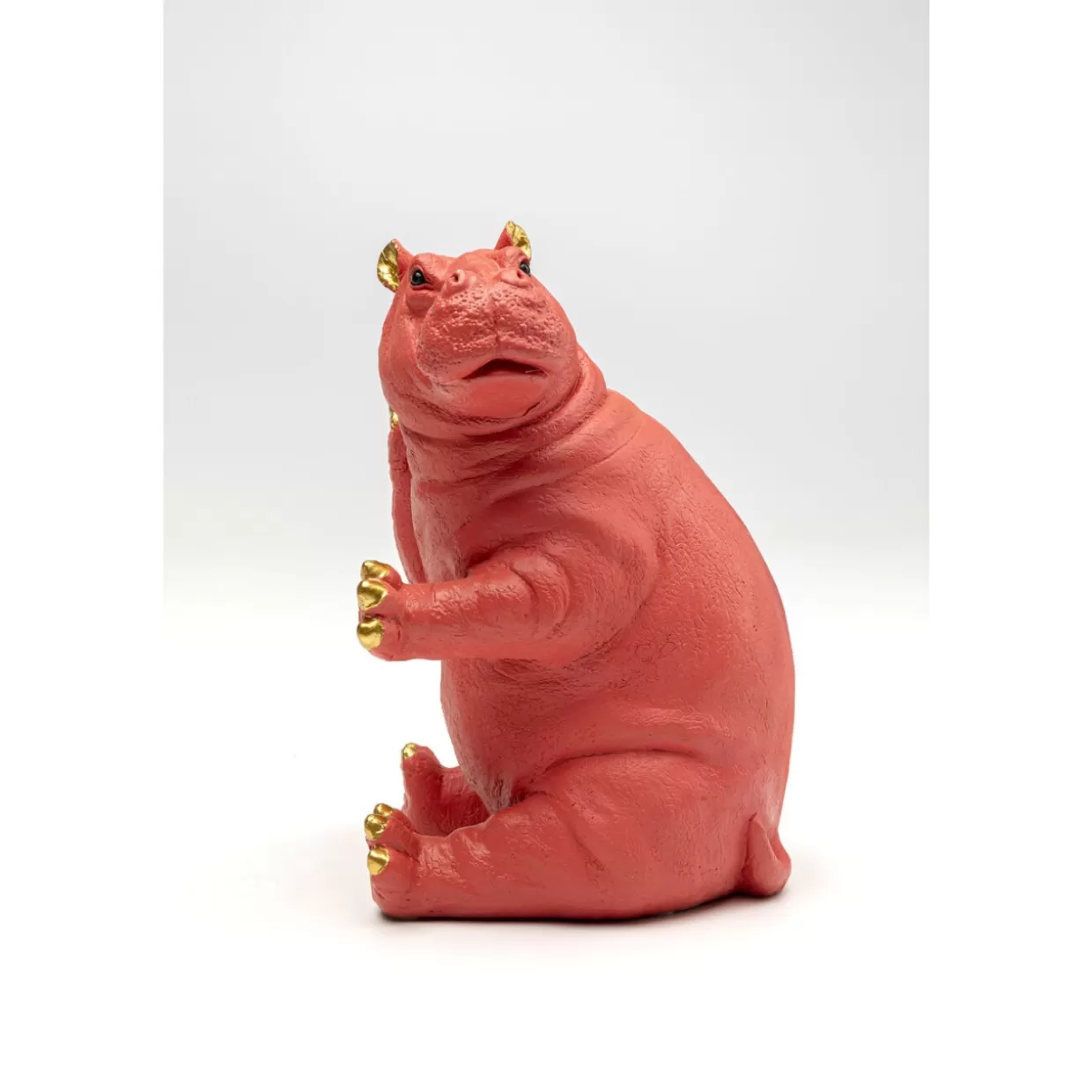 KARE Design - Fermalibri Decorativi a Forma di Ippo in Tenero Rosa, Set da 2 per Arredamento Casa | Accessori per la Casa e Regali Originali