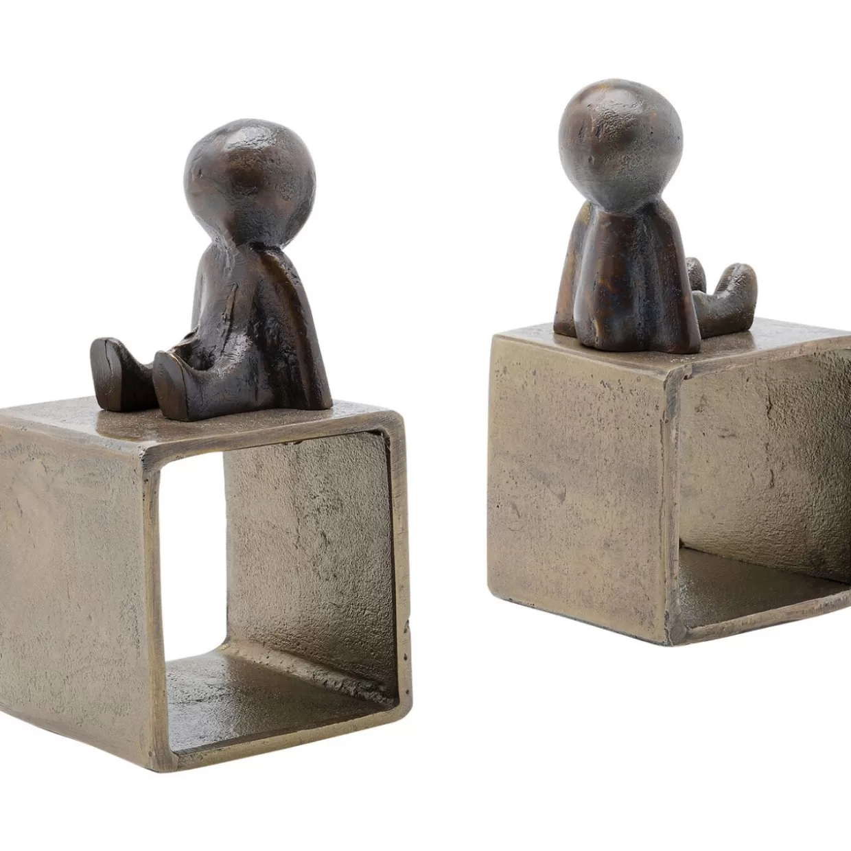 KARE Design Accessori Decorativi & Regali - Portalibri Decorativi Soggetto Maschietti (Coppia)