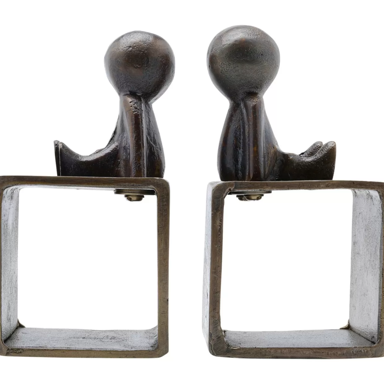 KARE Design Accessori Decorativi & Regali - Portalibri Decorativi Soggetto Maschietti (Coppia)