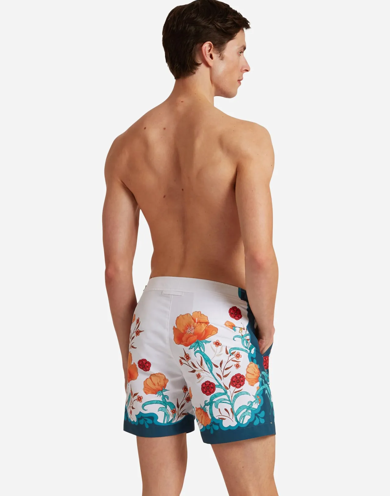 Nuovi Shorts da Bagno Bulldog La DoubleJ - Morpheus Arancio Placé in Poliestere Riciclato con Tocco Eco-Chic, Stagione 2024