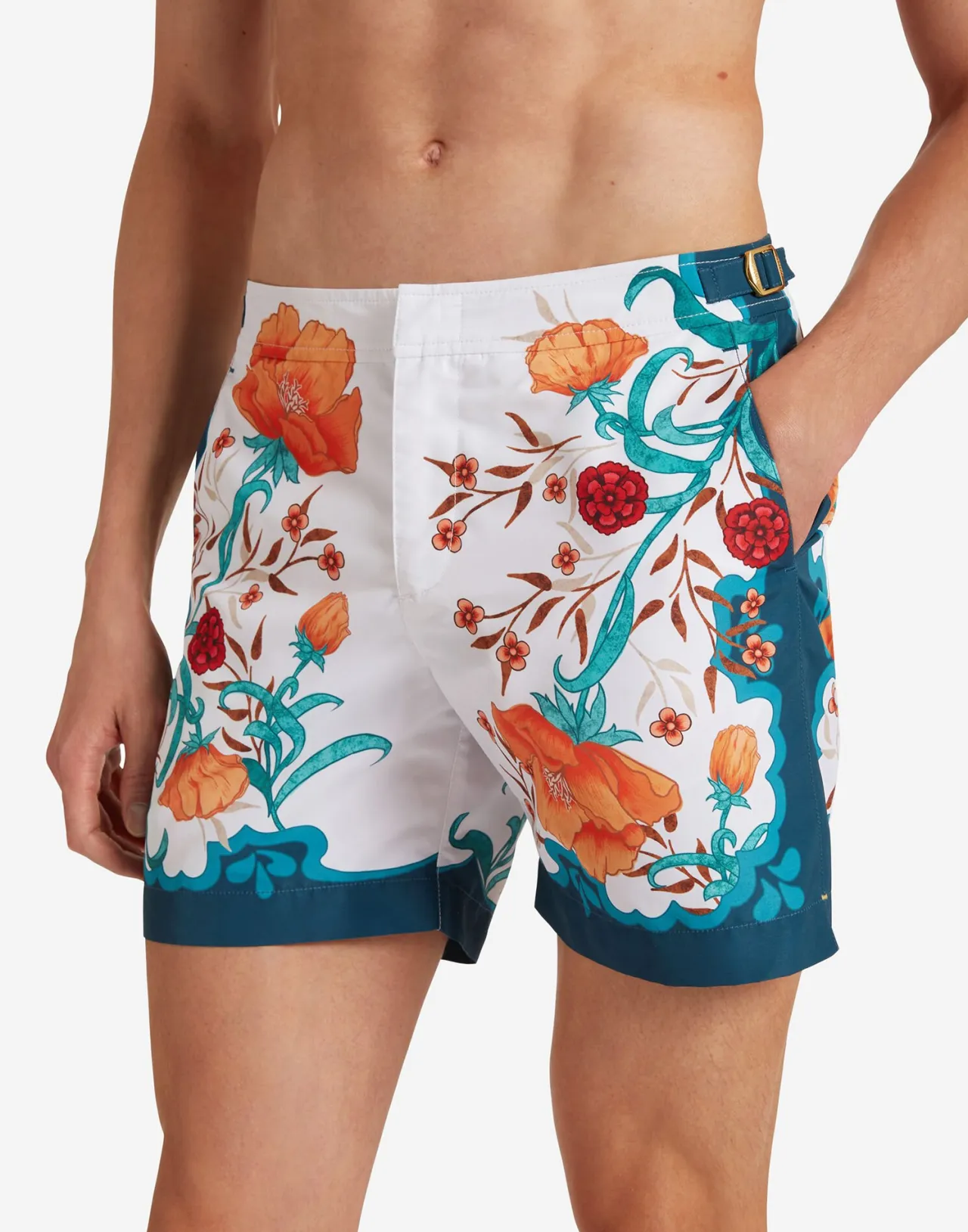 Nuovi Shorts da Bagno Bulldog La DoubleJ - Morpheus Arancio Placé in Poliestere Riciclato con Tocco Eco-Chic, Stagione 2024