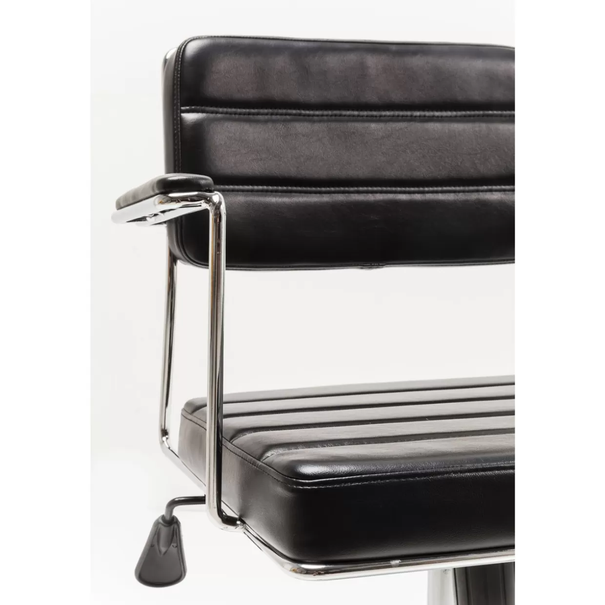 Sedia Ufficio Girevole Dottore Nero - Design Ergonomico e Confortevole per Lavoro Professionale | KARE Collection