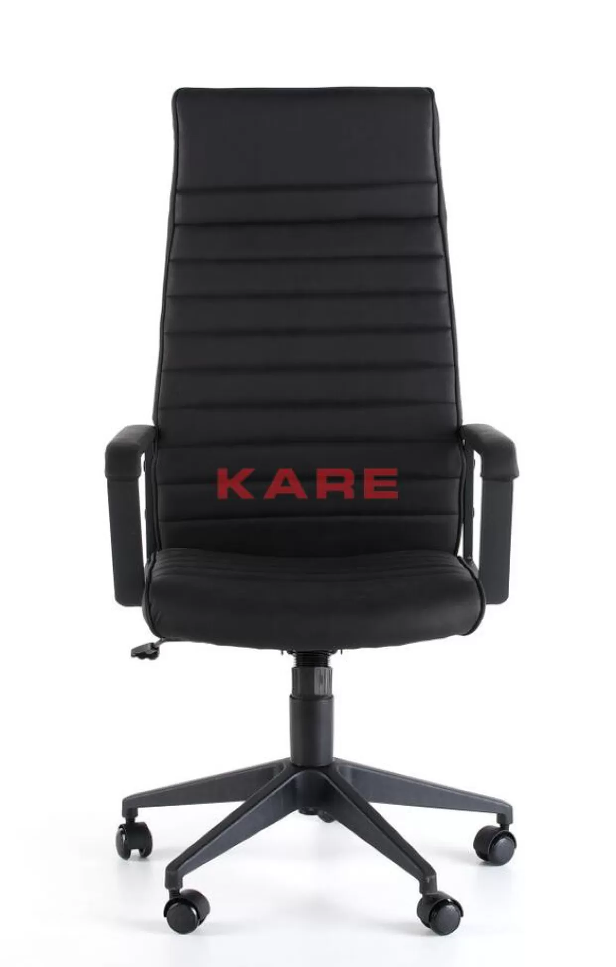 Sedia Girevole Labora High per Ufficio - Design Funzionale KARE in Nero Antracite