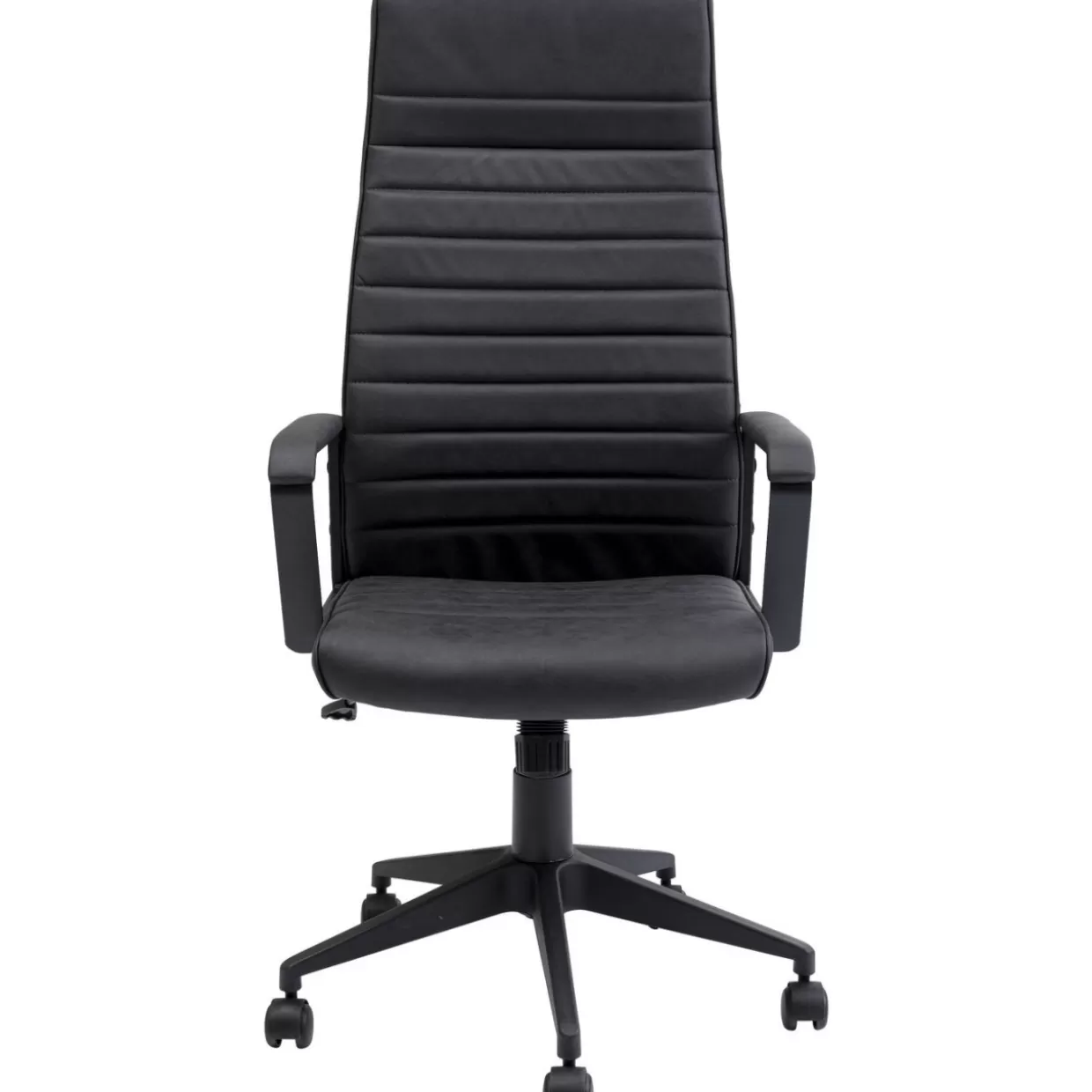 Sedia Girevole Labora High per Ufficio - Design Funzionale KARE in Nero Antracite