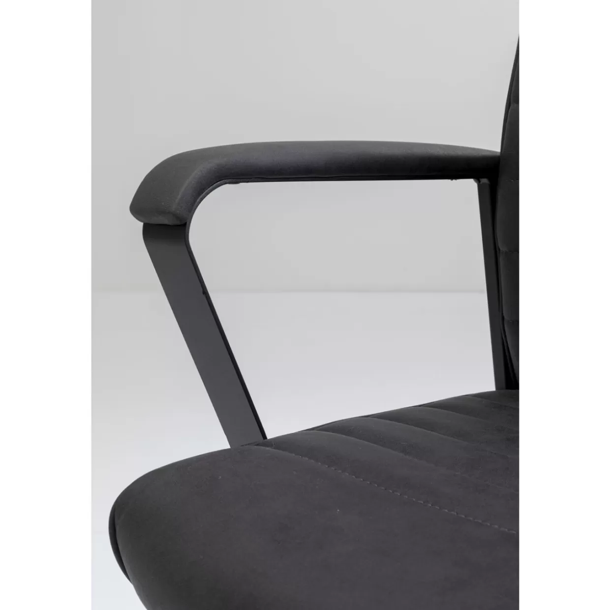 Sedia Girevole Labora High per Ufficio - Design Funzionale KARE in Nero Antracite