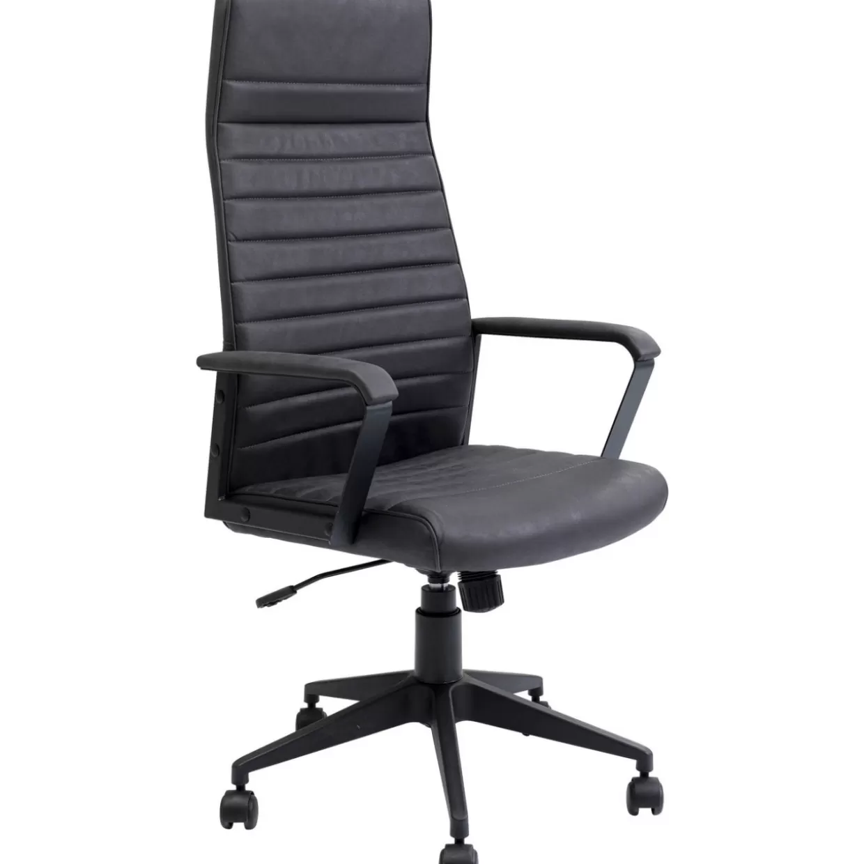 Sedia Girevole Labora High per Ufficio - Design Funzionale KARE in Nero Antracite