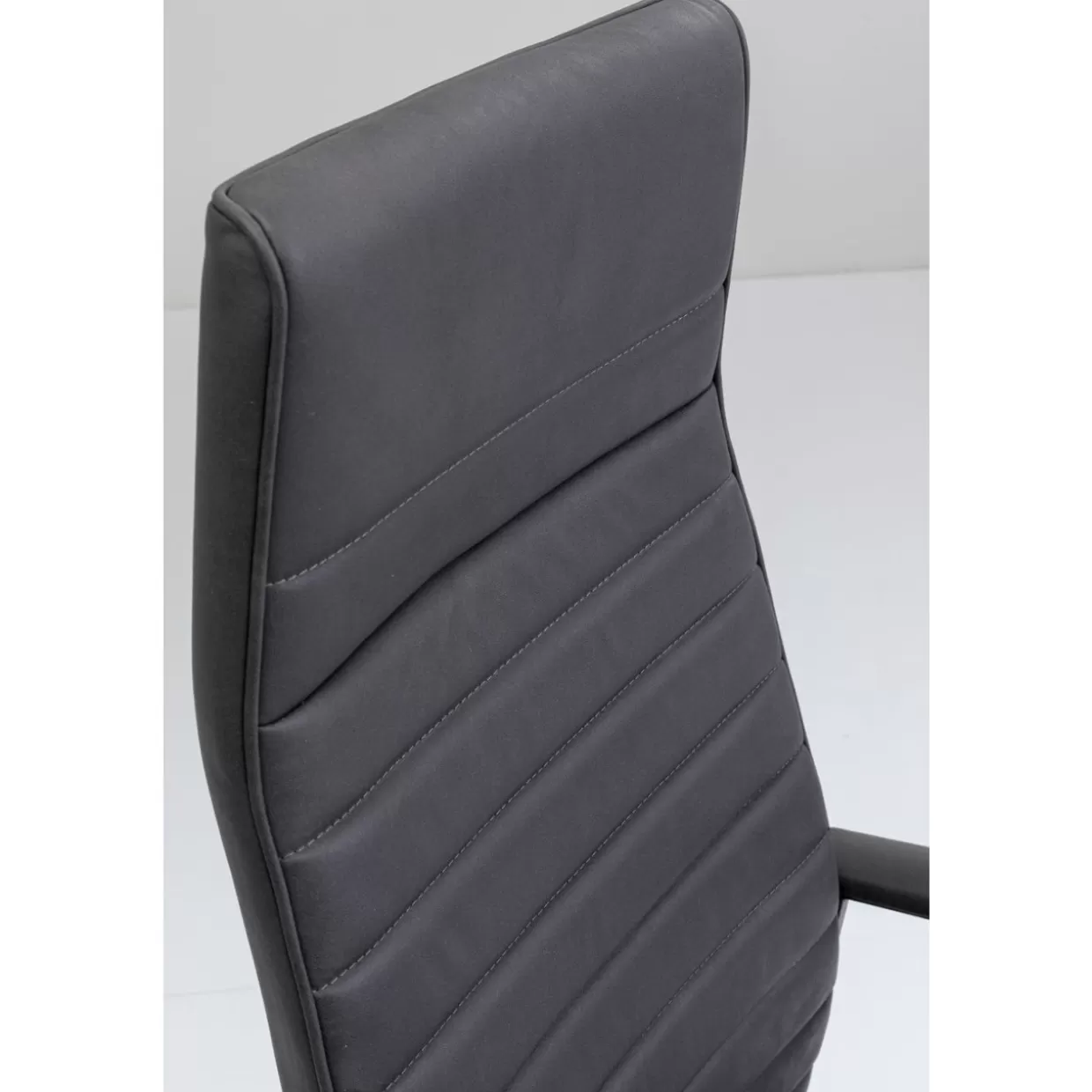Sedia Girevole Labora High per Ufficio - Design Funzionale KARE in Nero Antracite