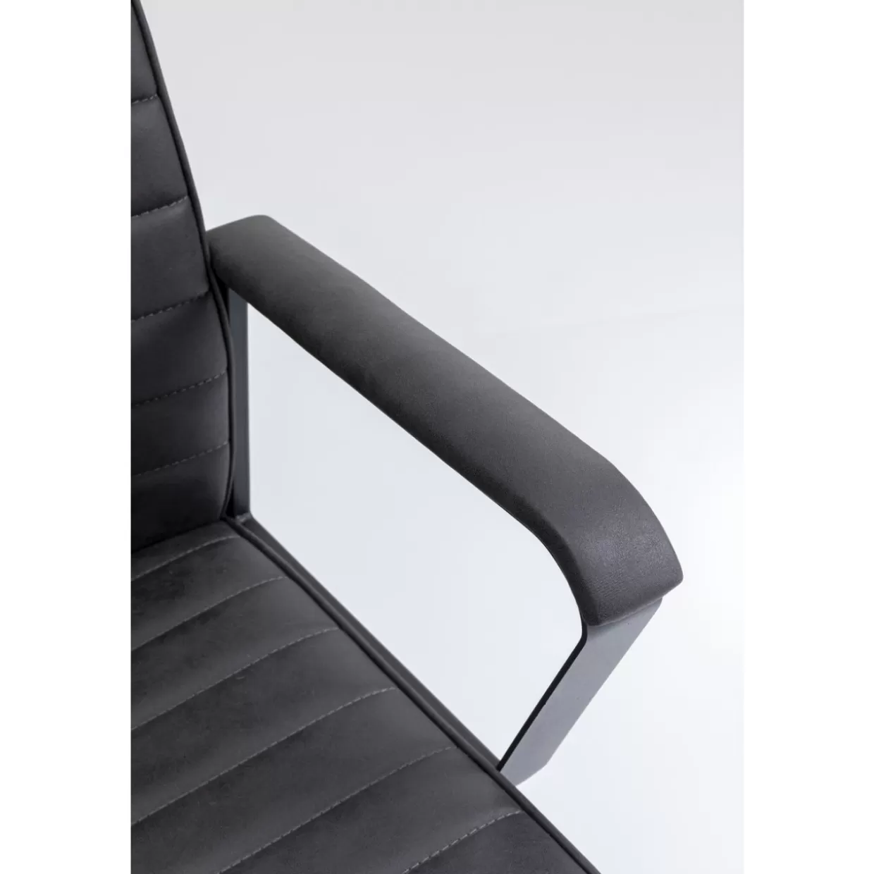 Sedia Girevole Labora High per Ufficio - Design Funzionale KARE in Nero Antracite