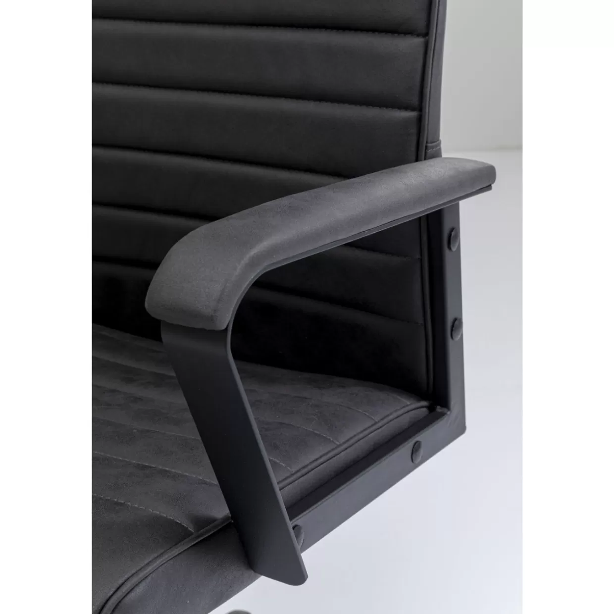 Sedia Girevole Labora High per Ufficio - Design Funzionale KARE in Nero Antracite