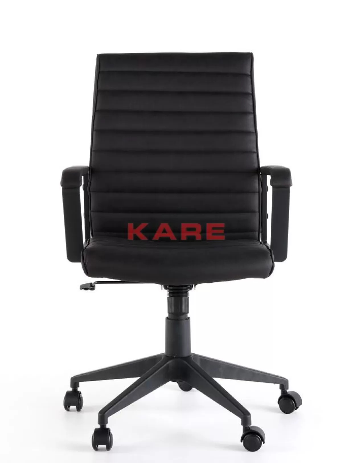 Sedia Ufficio Modello Labora - Design Ergonomico KARE in Tinta Unita Nera