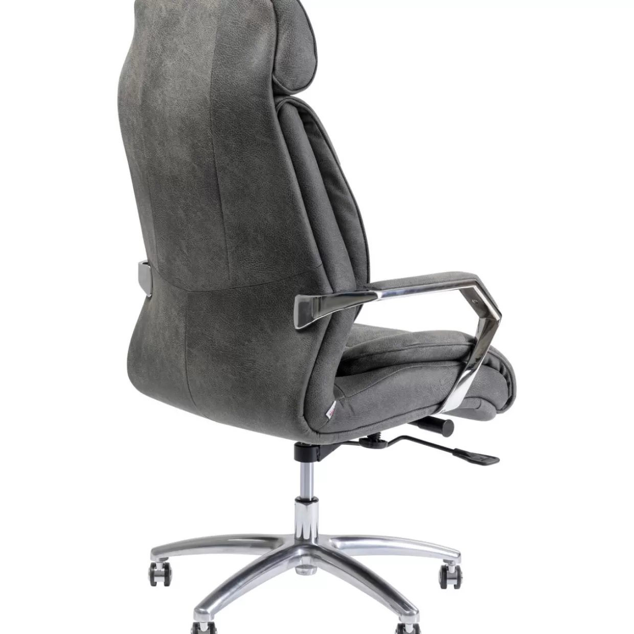 KARE Design - Sedia Ergonomica per Ufficio con Rivestimento Grigio Antracite