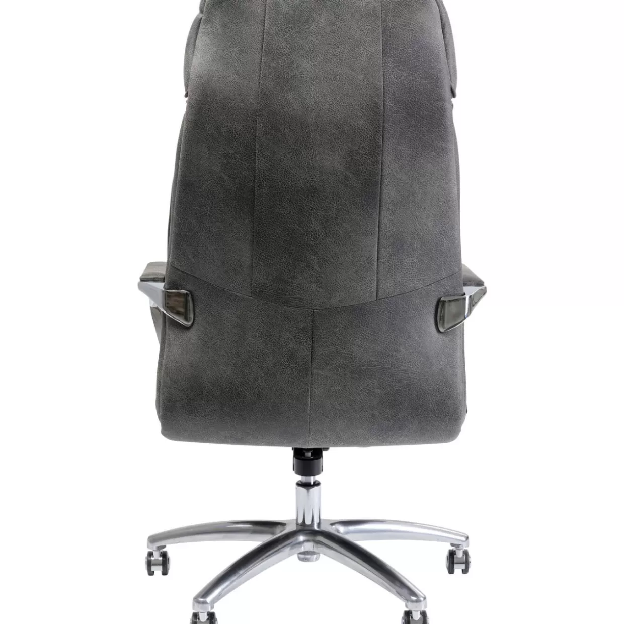 KARE Design - Sedia Ergonomica per Ufficio con Rivestimento Grigio Antracite
