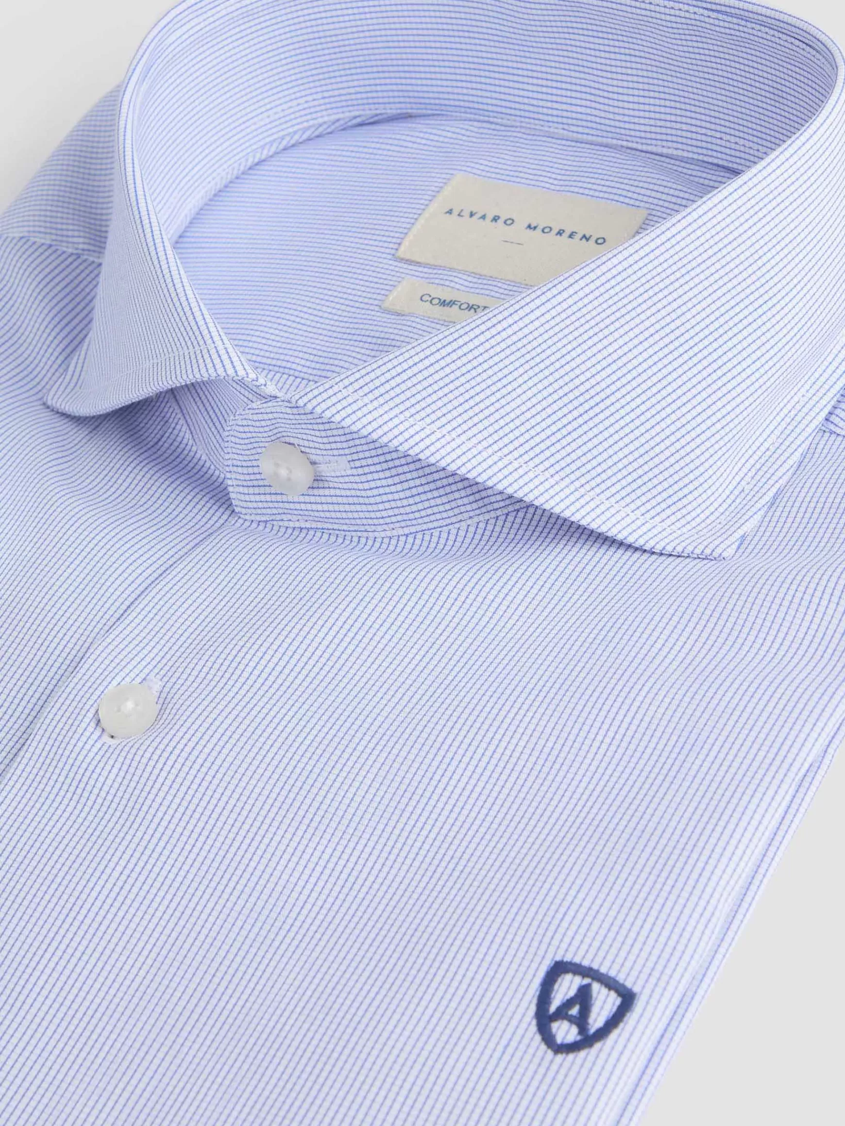 Camicia Uomo Alvaro Moreno - Elegante con Quadri Comfort, Tessuto Morbido per Eventi Formali