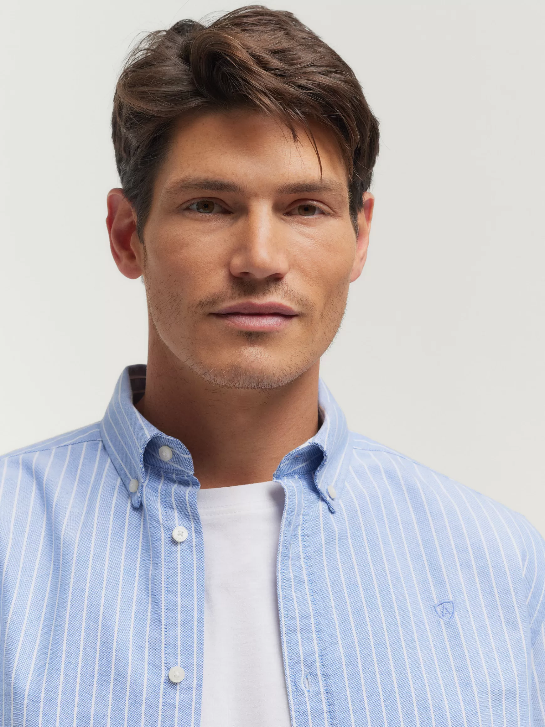 Camicia Elegante Uomo Alvaro Moreno - Tessuto Oxford Premium, Stile Club Edizione Limitata