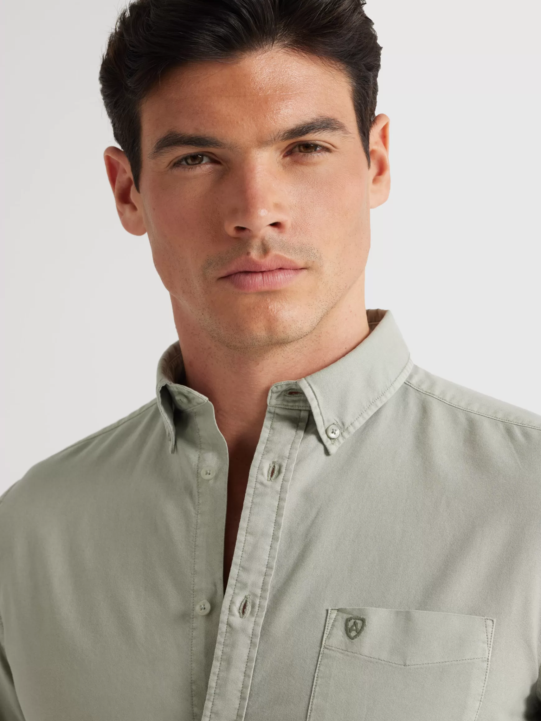 Camicia Uomo Elegante in Tessuto Oxford con Tasche - Tinta Unica Alvaro Moreno, Stile Casual Chic per Occasioni Informali, Abbinamento Perfetto con Jeans e Chinos