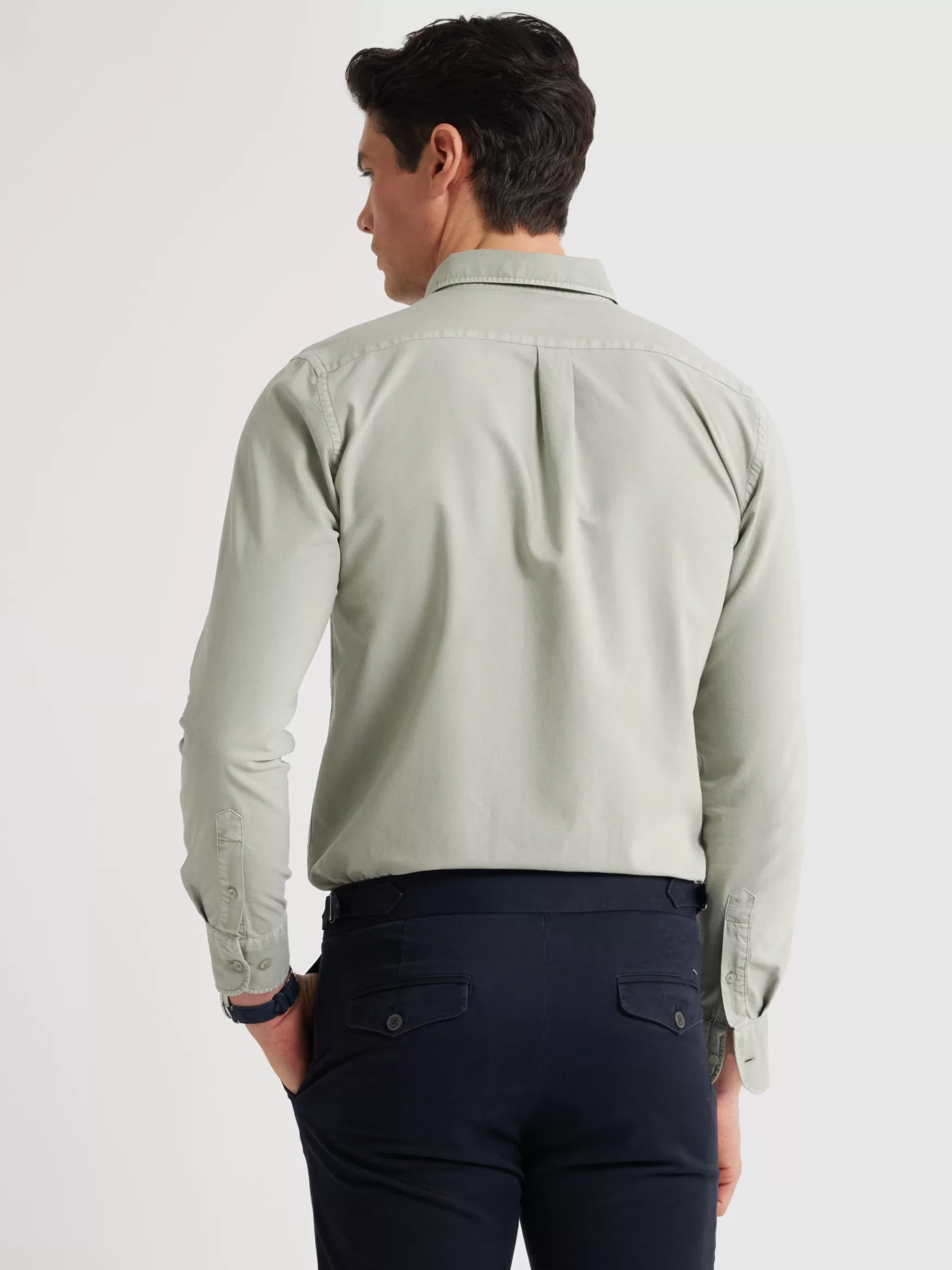 Camicia Uomo Elegante in Tessuto Oxford con Tasche - Tinta Unica Alvaro Moreno, Stile Casual Chic per Occasioni Informali, Abbinamento Perfetto con Jeans e Chinos