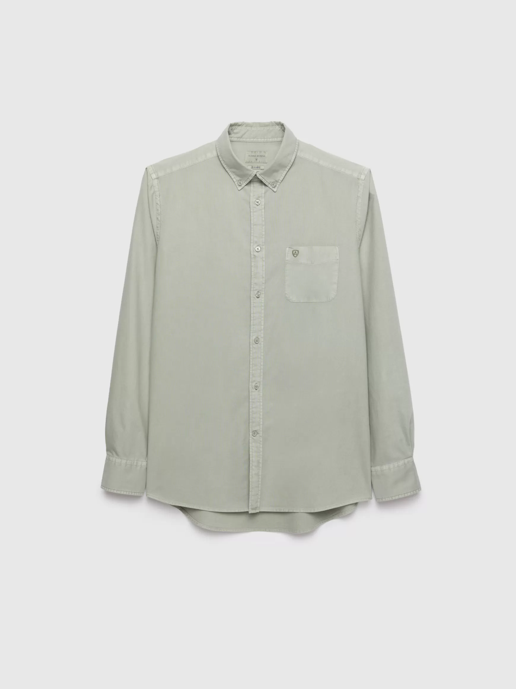 Camicia Uomo Elegante in Tessuto Oxford con Tasche - Tinta Unica Alvaro Moreno, Stile Casual Chic per Occasioni Informali, Abbinamento Perfetto con Jeans e Chinos