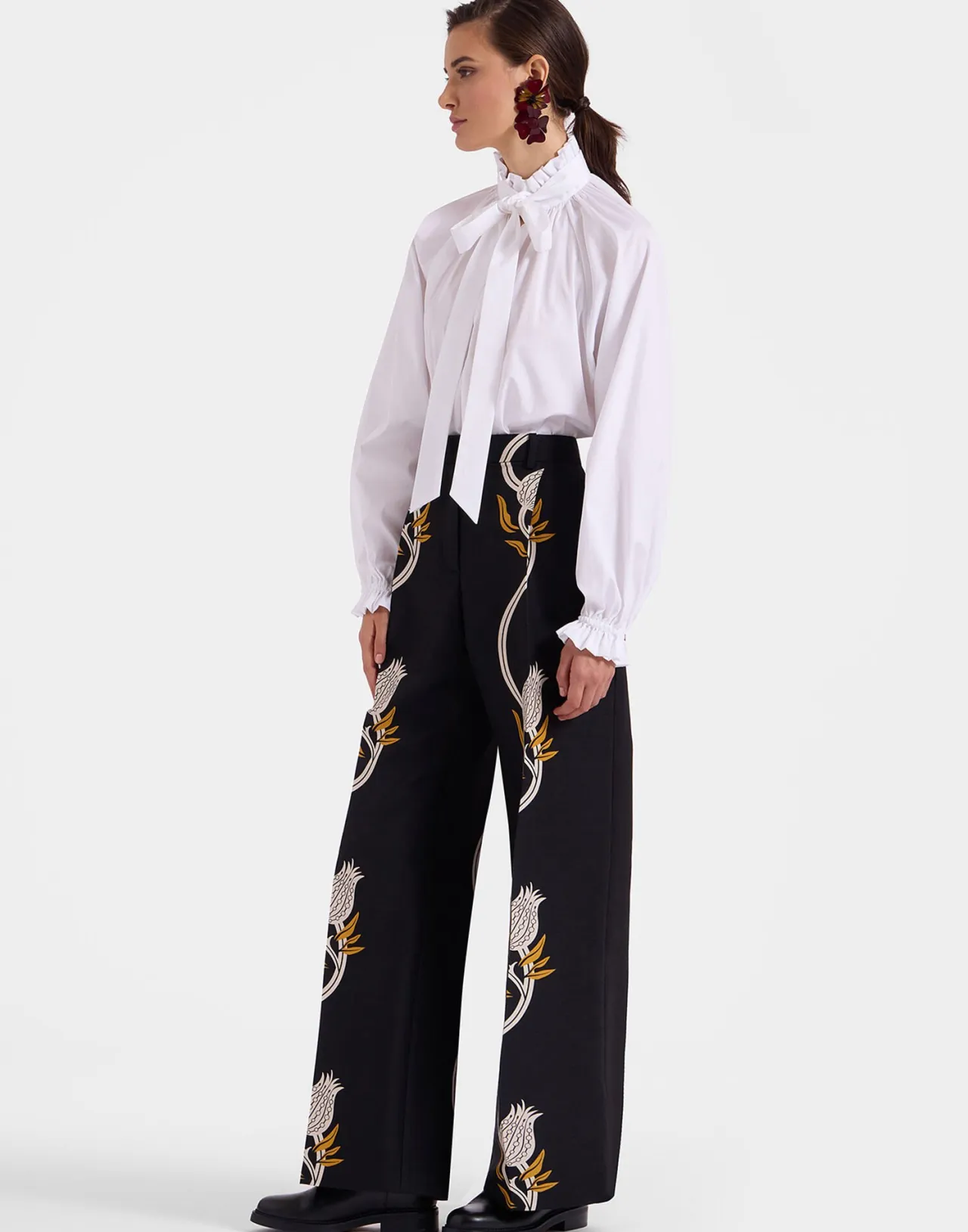 La DoubleJ Cerere - Camicia Elegante in Popeline Sartoriale Bianco Puro - Confezione Artigianale