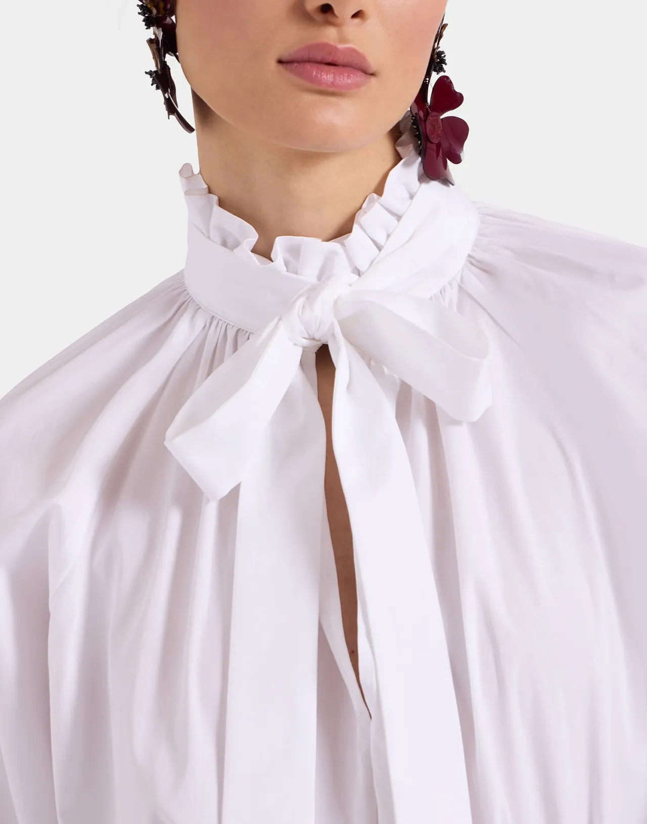La DoubleJ Cerere - Camicia Elegante in Popeline Sartoriale Bianco Puro - Confezione Artigianale
