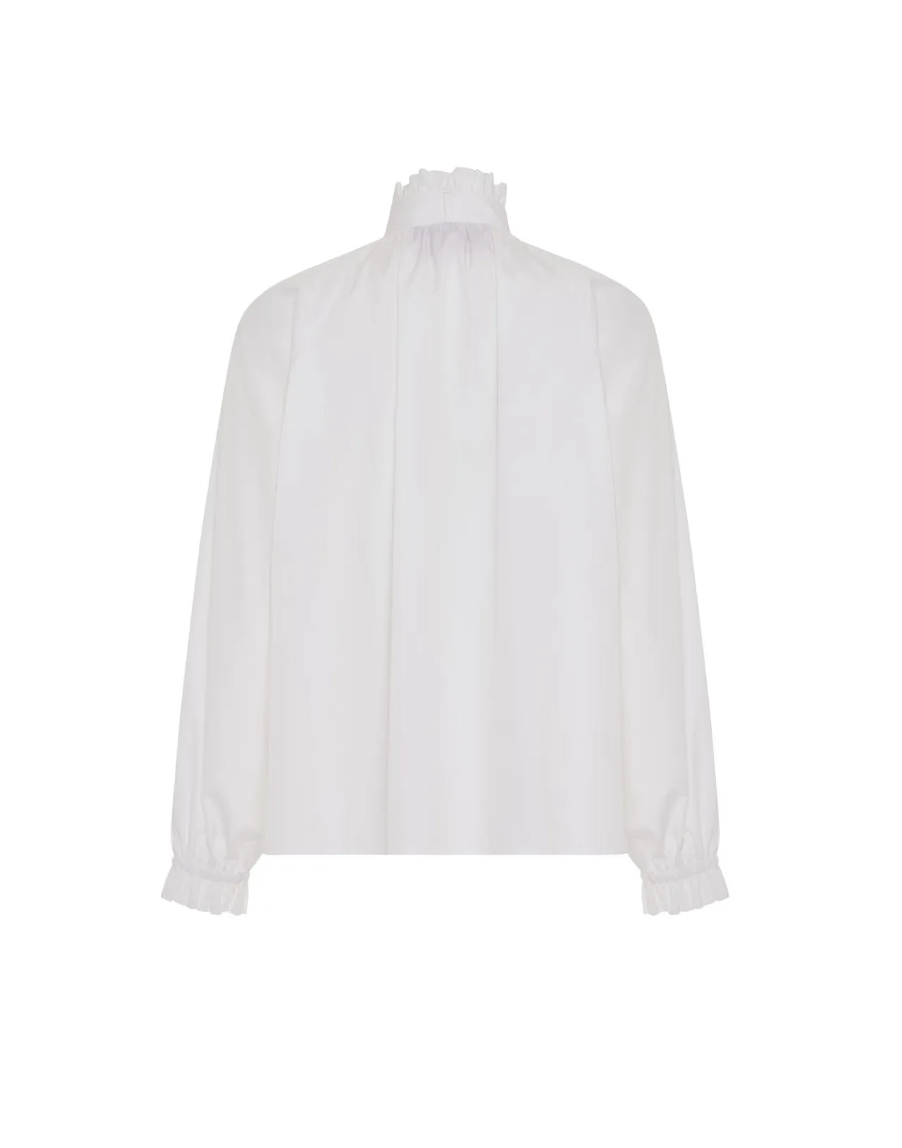 La DoubleJ Cerere - Camicia Elegante in Popeline Sartoriale Bianco Puro - Confezione Artigianale