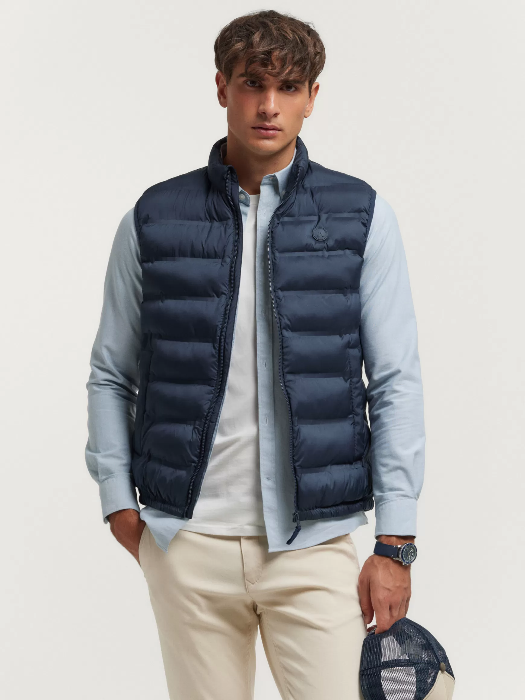 Gilet Uomo Dennis - Design Moderno in Tessuto Tecnico by Álvaro Moreno Collection