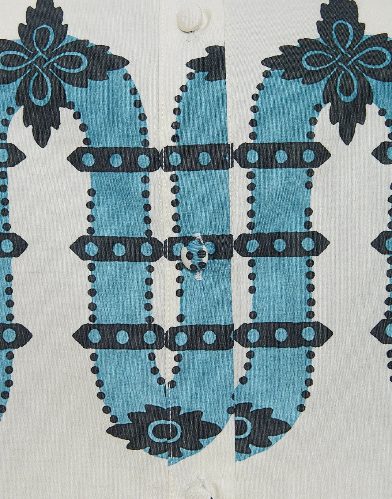 Abito Choux La DoubleJ in Poplin Estivo - Scirocco Placee Avorio con Tocco Fresco