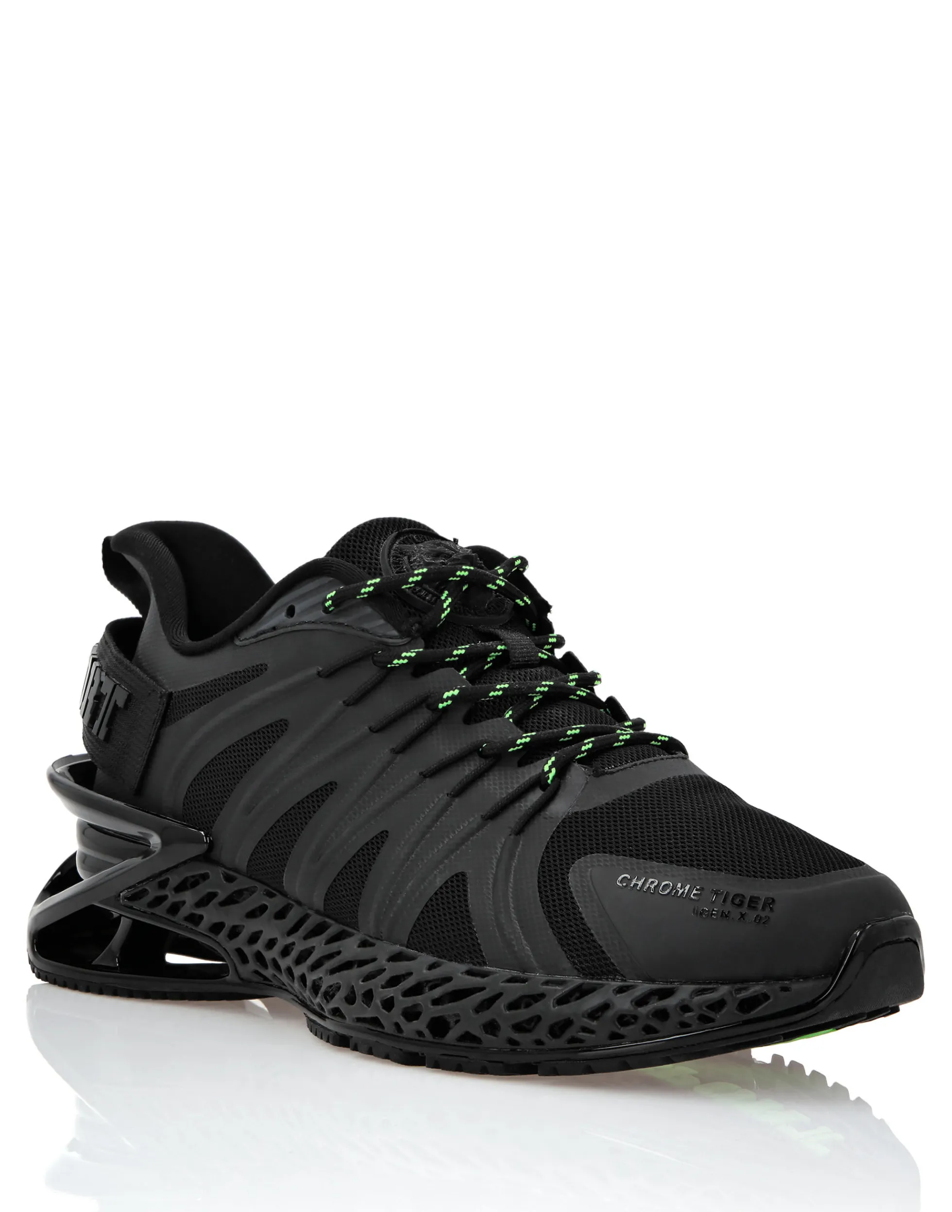 Scarpe Sportive Plein Sport Tigre Cromata - Edizione Limitata Uomo X02 Design Avanzato
