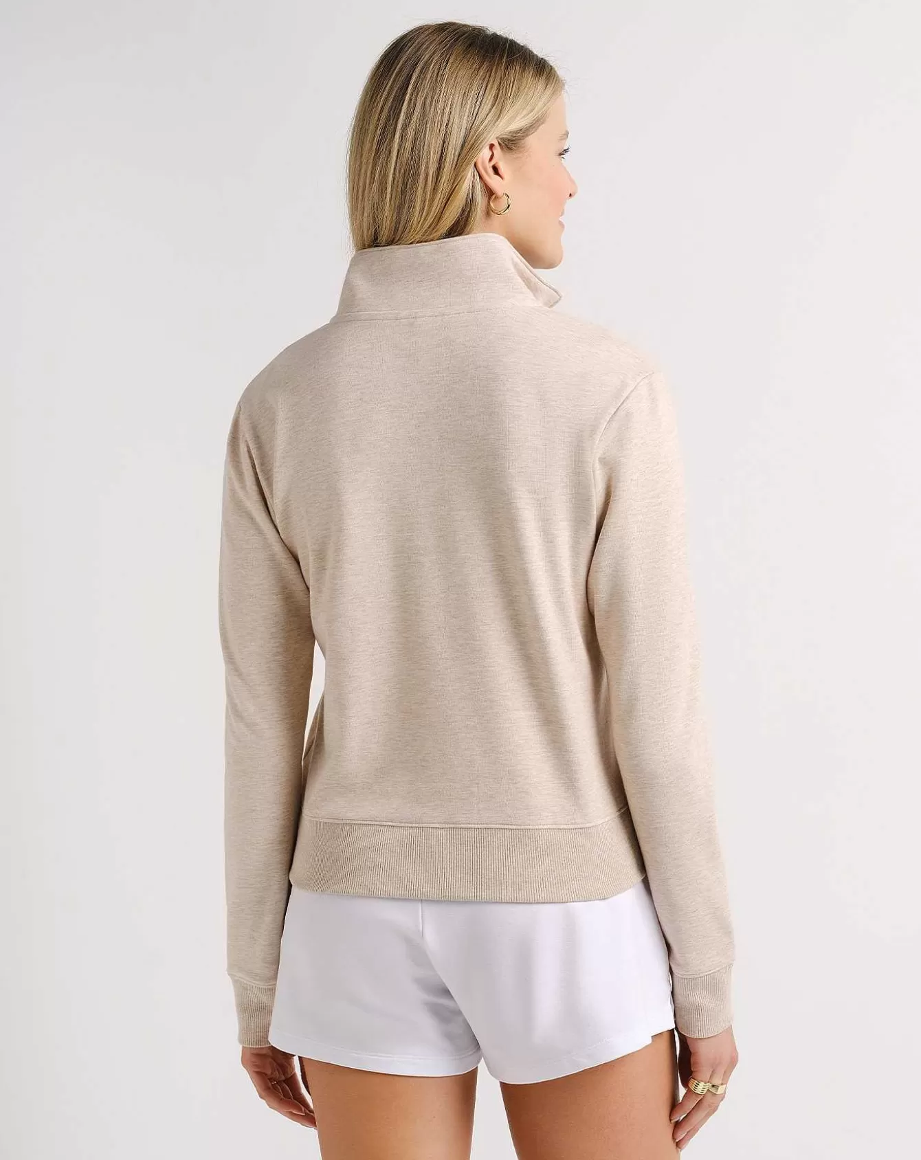 Impermeabile Felpa con Mezza Cerniera Cloud - Cappuccio Morbido Unisex, Maglione Termico a Mezza Zip con Tasche Laterali, Design Moderno per Escursionismo Urbano