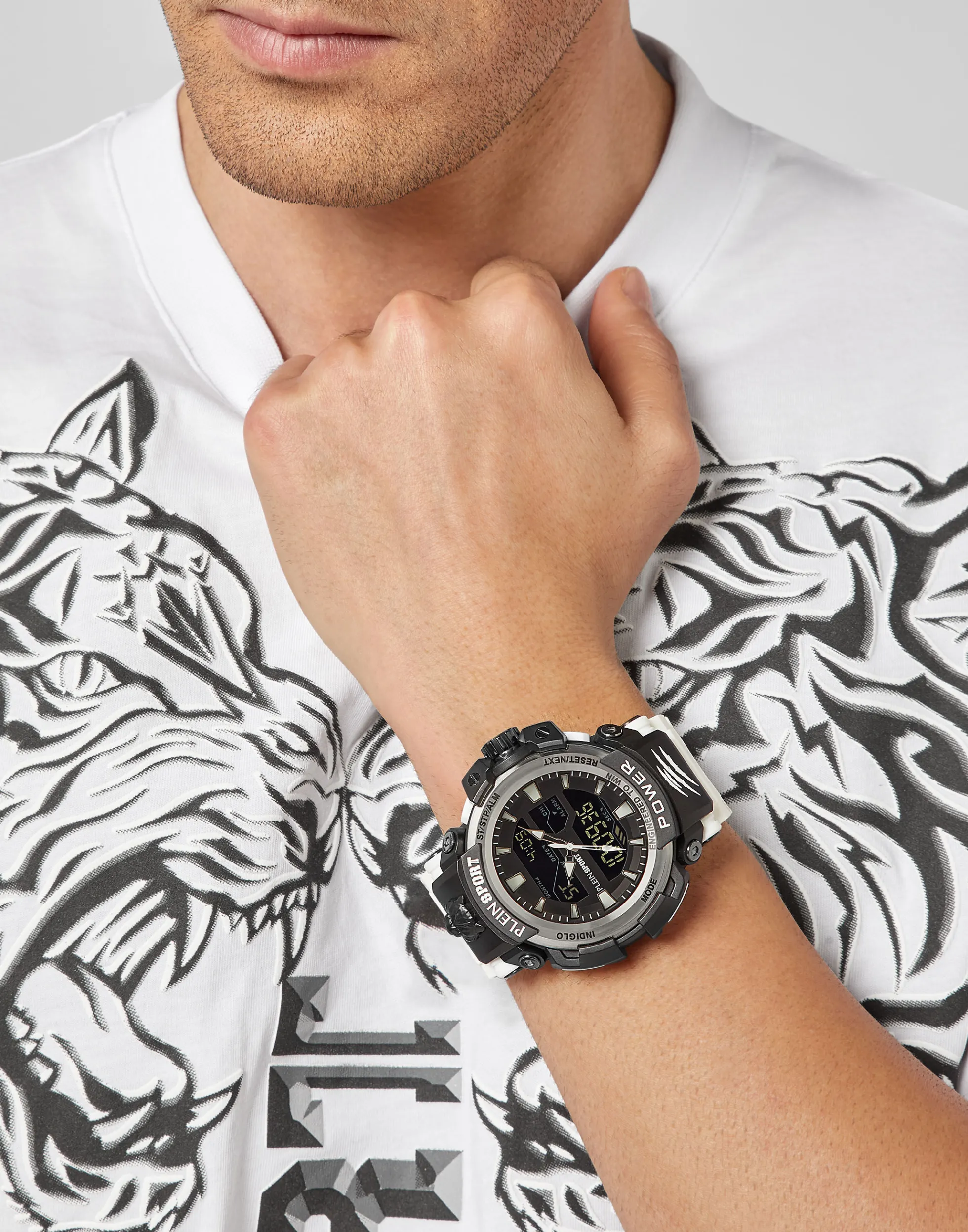 Plein Sport Cronografo Militare - Orologio Tattico da Polso per Uomo