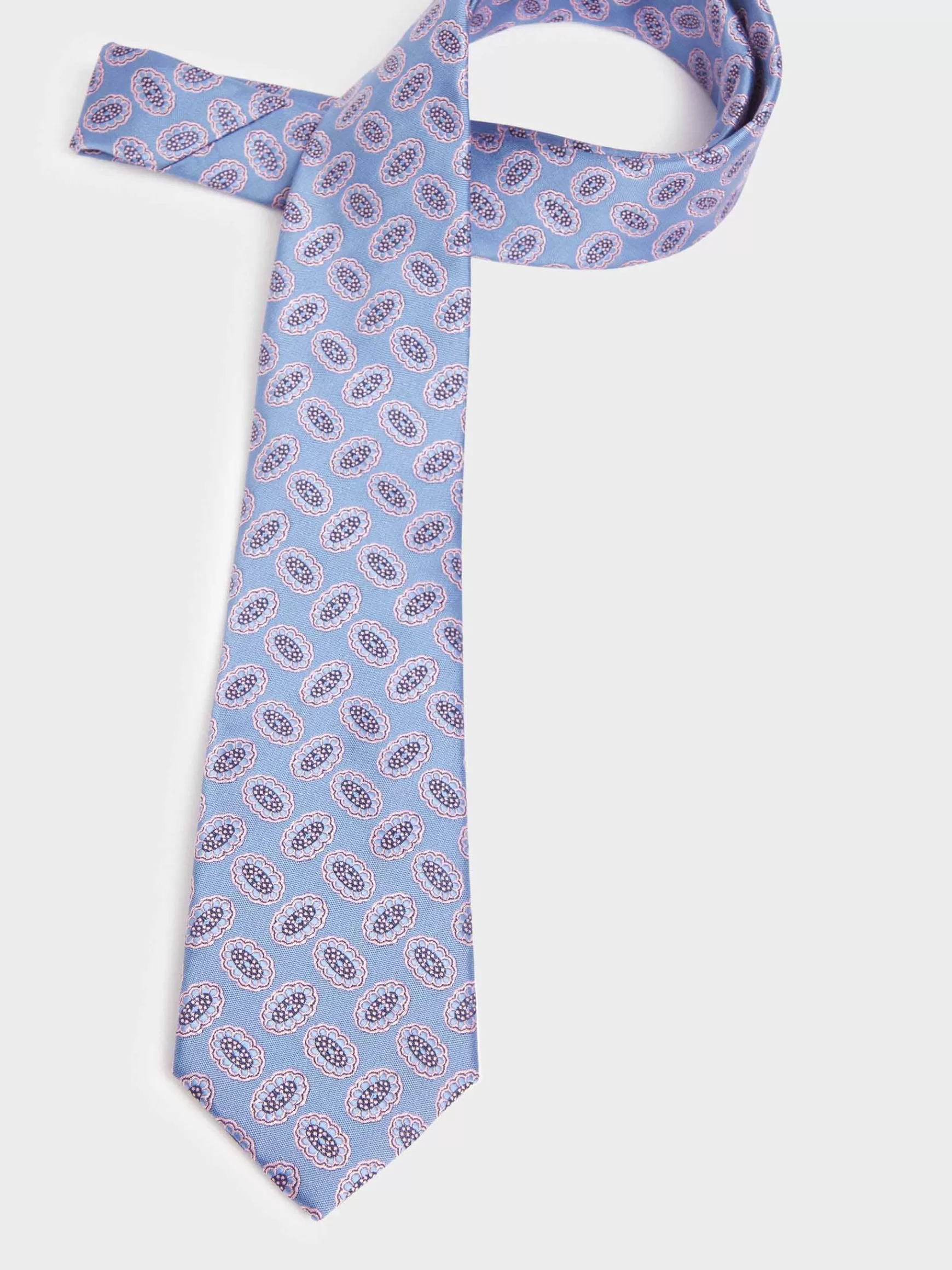 Cravatta Elegante Jacquard in Microfibra Uomo - Design Esclusivo Alvaro Moreno