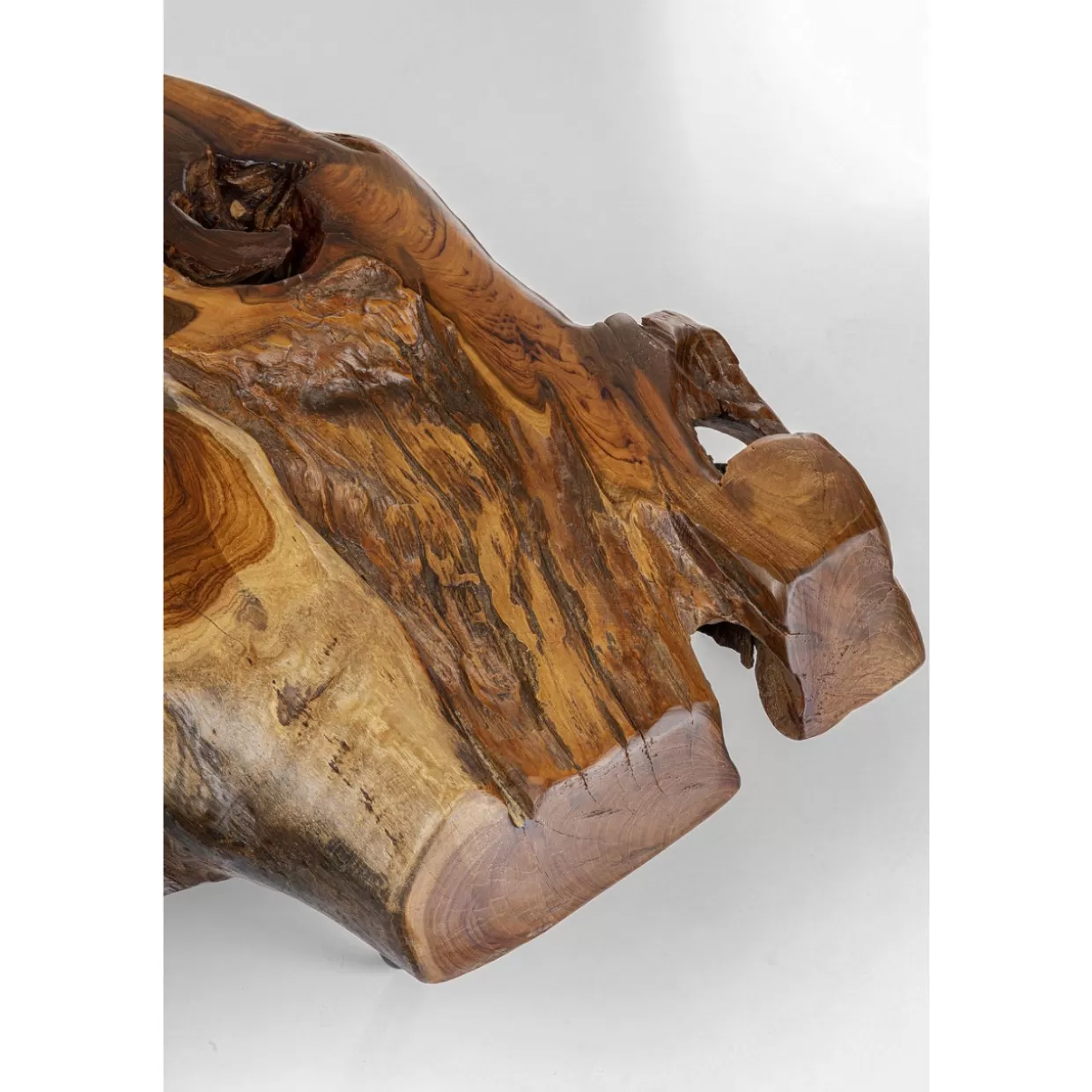 Tavolino living Aspen in legno naturale design moderno - 100x60 cm per salotto accogliente | KARE Design