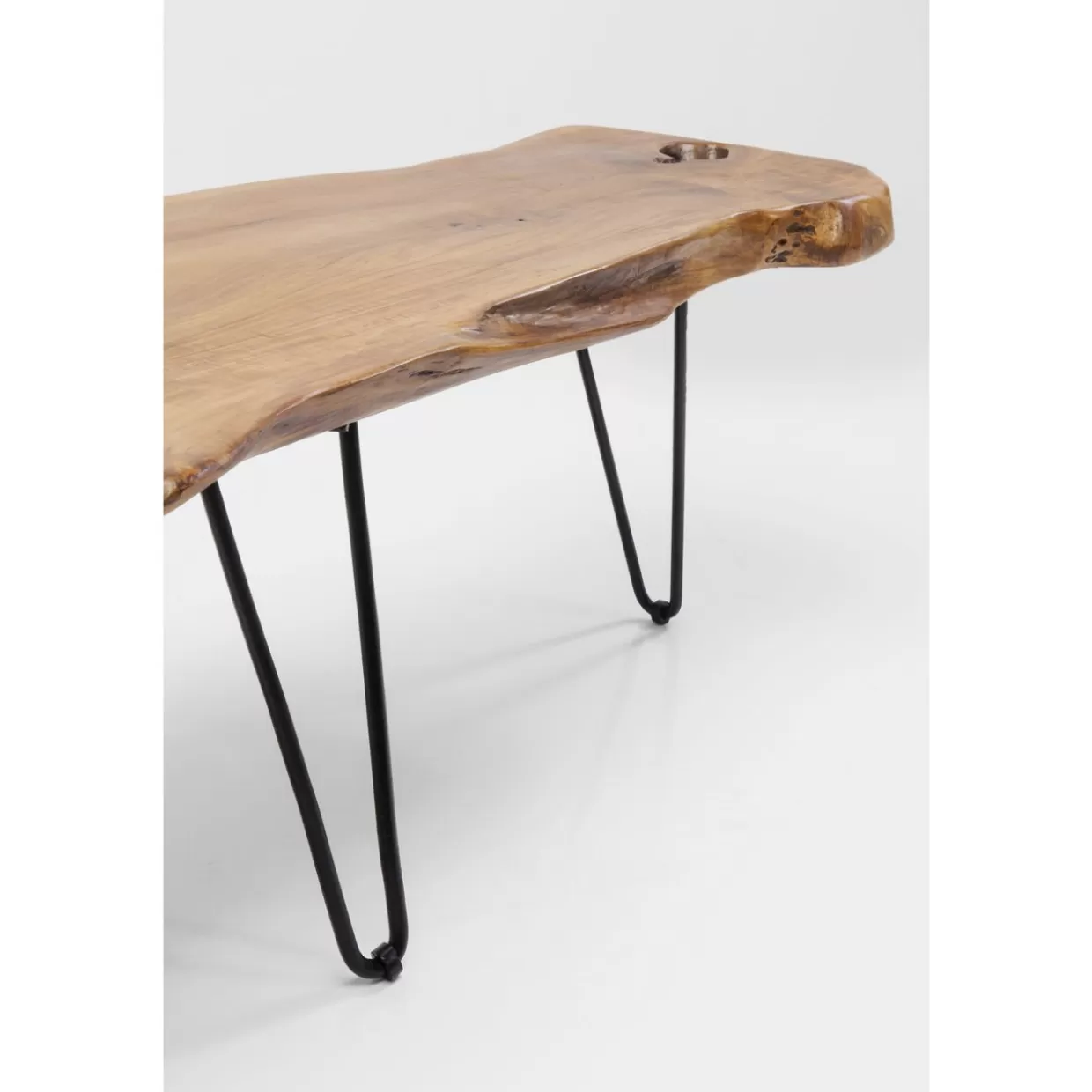 Tavolino da salotto Aspen in legno naturale - Design esclusivo KARE 106x41 cm