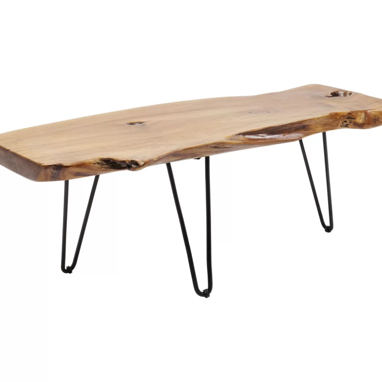 Tavolino da salotto Aspen in legno naturale - Design esclusivo KARE 106x41 cm