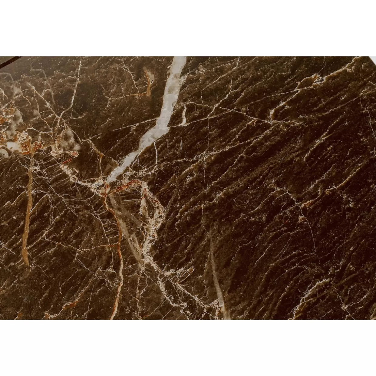 Tavolino da salotto moderno Avignon - Design KARE con struttura estendibile (80x124 cm) per soggiorno elegante