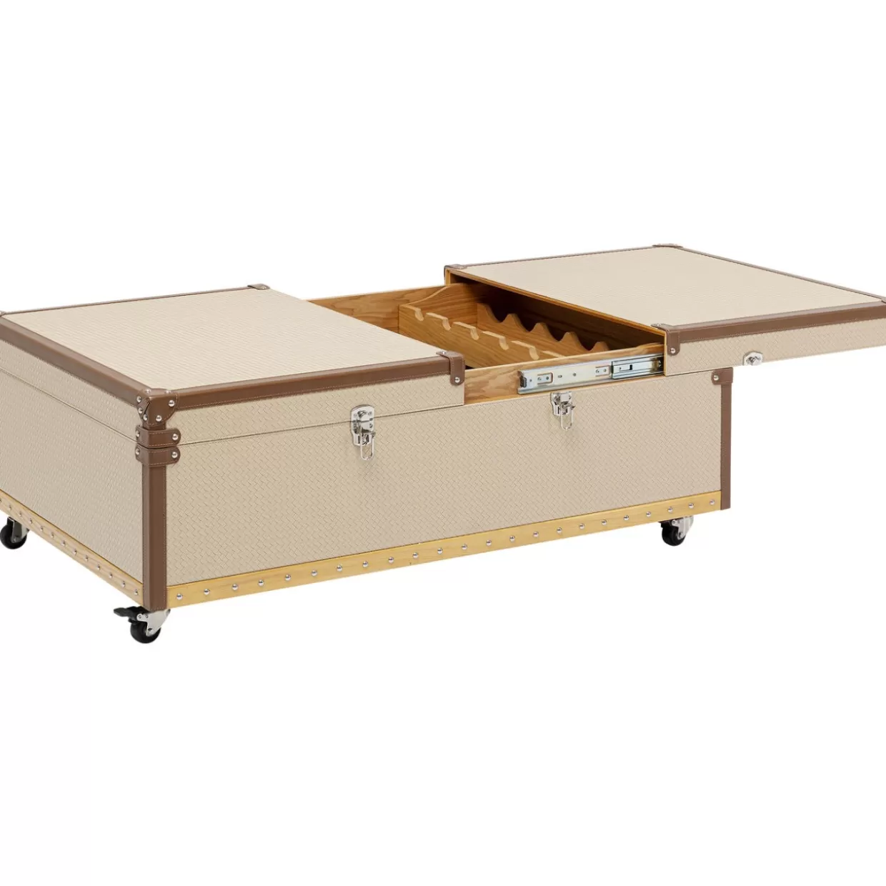 Tavolino Bar Multiuso KARE Design - Linea Venezia in Legno, Dimensioni 120x75 cm per Soggiorno Moderno