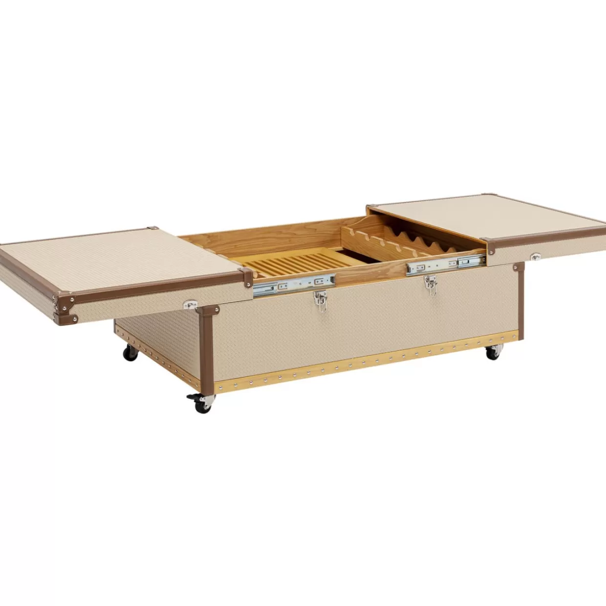Tavolino Bar Multiuso KARE Design - Linea Venezia in Legno, Dimensioni 120x75 cm per Soggiorno Moderno