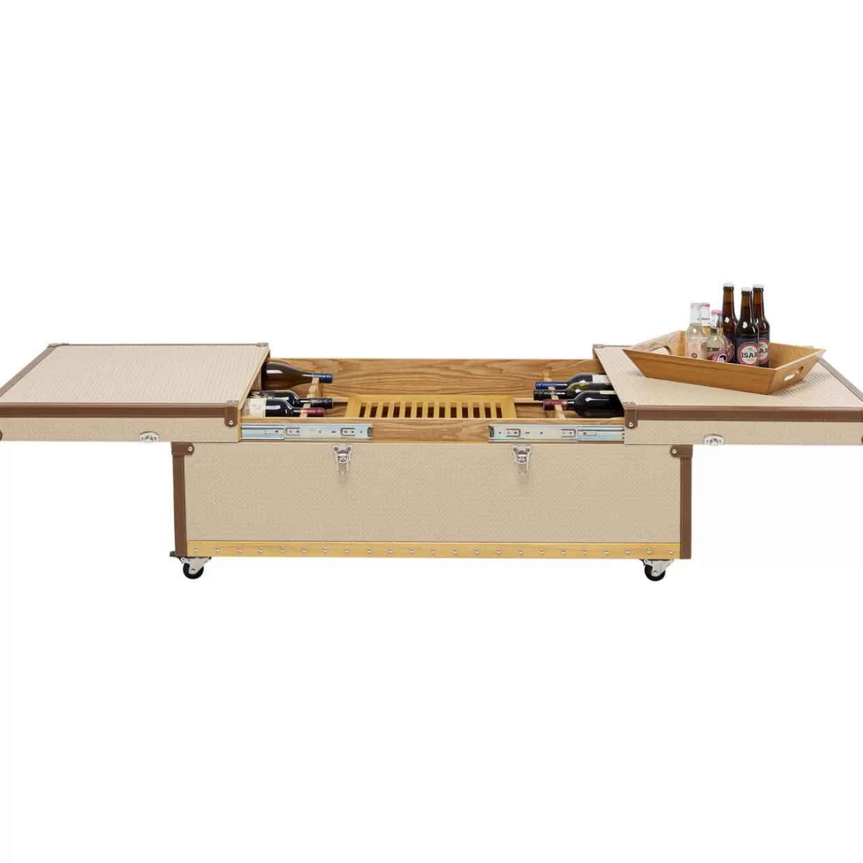 Tavolino Bar Multiuso KARE Design - Linea Venezia in Legno, Dimensioni 120x75 cm per Soggiorno Moderno