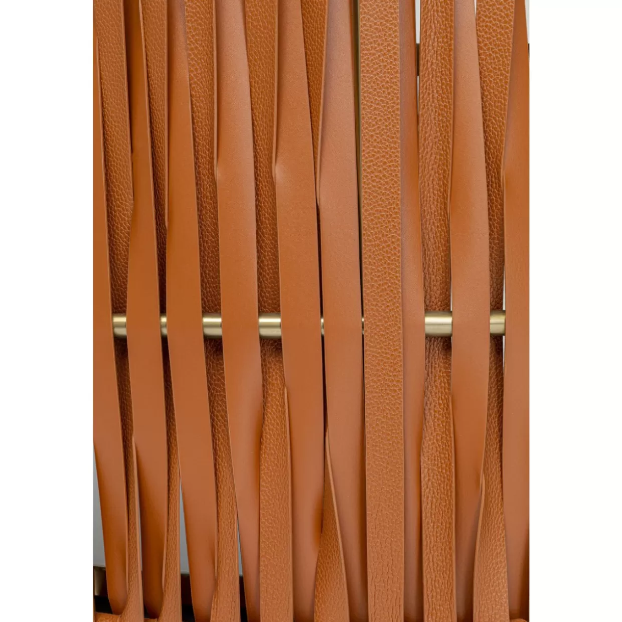 KARE Design Tavolino Moderno per Soggiorno Ø86cm con Dettagli in Rame Lucidato - Pezzo Unico per Arredamento Contemporaneo