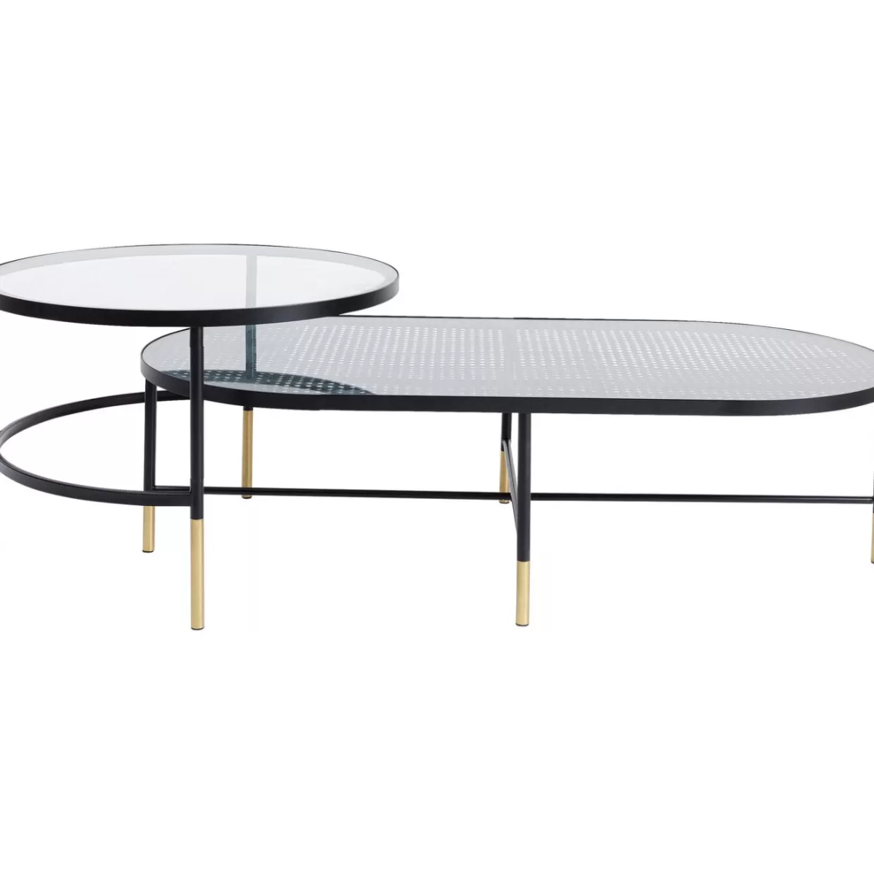 Tavolini Contemporanei Linea Fence - Set da 2 per Arredamento Elegante by KARE Design