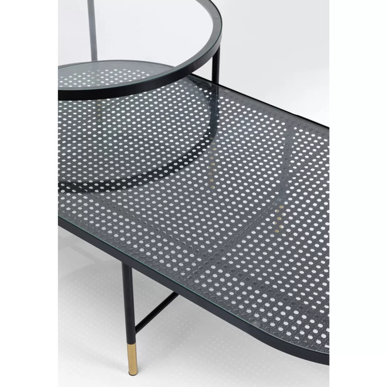 Tavolini Contemporanei Linea Fence - Set da 2 per Arredamento Elegante by KARE Design