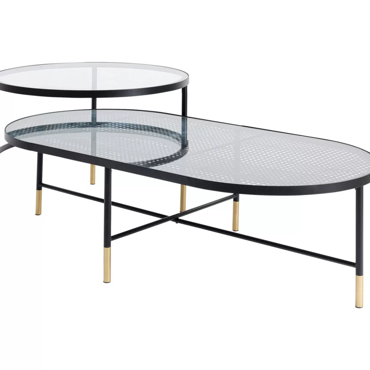 Tavolini Contemporanei Linea Fence - Set da 2 per Arredamento Elegante by KARE Design