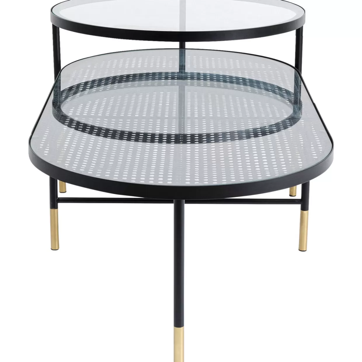 Tavolini Contemporanei Linea Fence - Set da 2 per Arredamento Elegante by KARE Design