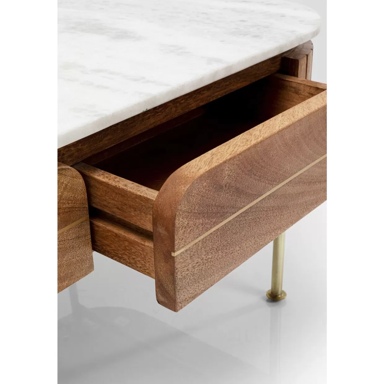 Elegante tavolino da salotto Grace design moderno, 110x60 cm - Tavoli contemporanei KARE con struttura stabile e finitura in legno massello