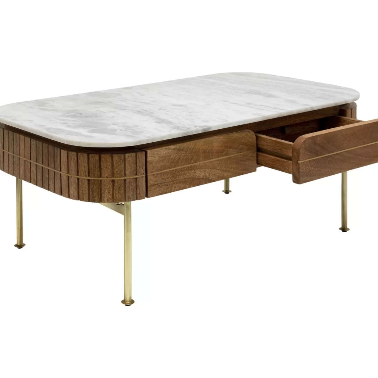 Elegante tavolino da salotto Grace design moderno, 110x60 cm - Tavoli contemporanei KARE con struttura stabile e finitura in legno massello