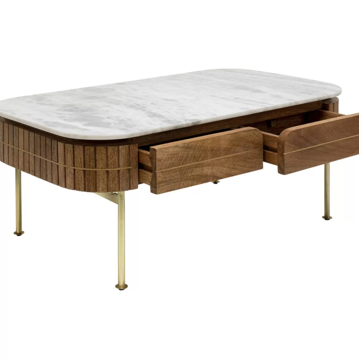 Elegante tavolino da salotto Grace design moderno, 110x60 cm - Tavoli contemporanei KARE con struttura stabile e finitura in legno massello