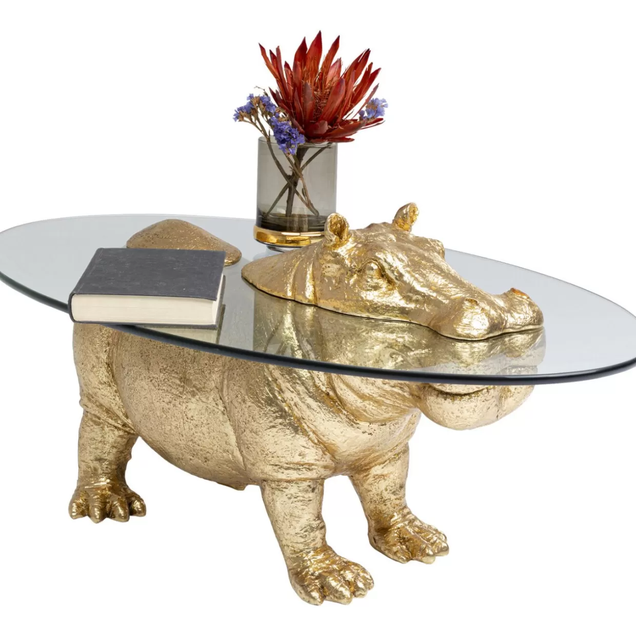 Tavolini KARE Design | Tavolino da salotto Hippo con design iconico - Diametro 80 cm per ambienti moderni